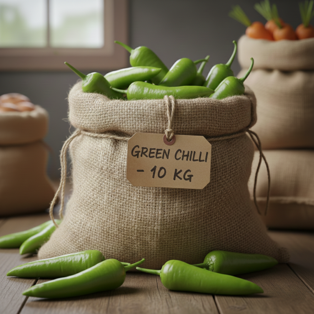 Green Chilli – 10 kg